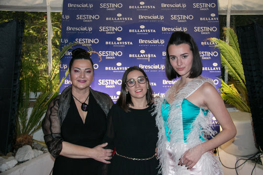 Nella Bottacin Laura, founder di Aloha cosmetici naturali, Valentina Corvino modella professionista e Paula Elena Liguori di Paelì Couture.