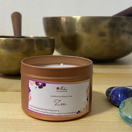 ZEN: candela in cera di soia